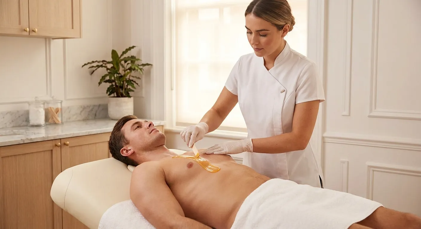 Men's waxing service